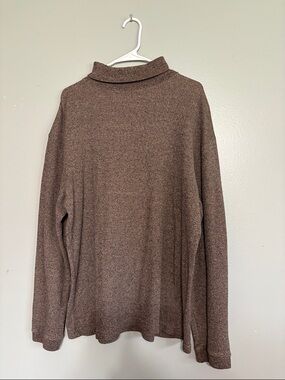Brown Cowl Neck Sweater - Unbranded